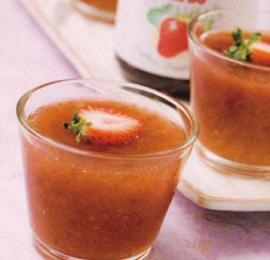 俄式草莓甜凉茶冻